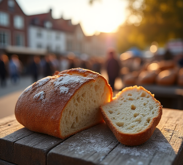 Traditioneel brood voor weekendmarkten in Noord-Brabant