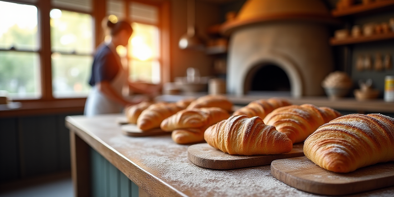 Vers gebakken brood en pastei bij Vlieg & Vlok bakkerij-café in Tilburg